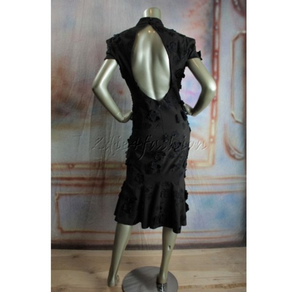 NWT Marc Jacobs Couture Floral Applique Dress - Picture 6 of 8